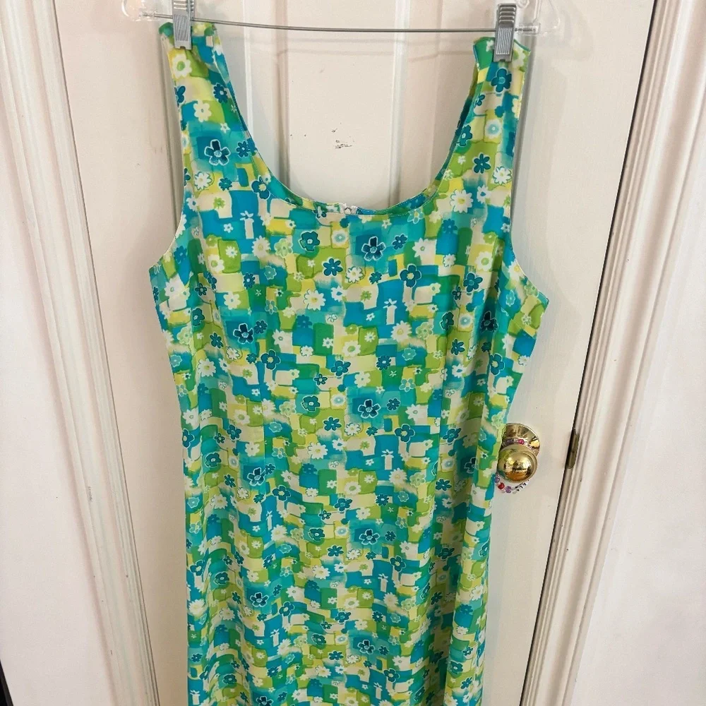 vintage Midi / maxi dress floral print - Picture 2 of 6